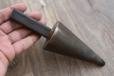 Vintage gunsmith blacksmith tinsmith hardy Cone handmade Iron anvil 28.21 oz  - Image 1 of 4