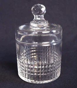 Boîte à poudre / sucrier - cristal de Baccarat - modèle Nancy - Imagen 1 de 9