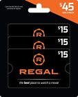 REGAL ENTERTAINMENT GIFT CARD MULTIPACK MOVIE TICKET BIRTHDAY HOLIDAY THANK FUN