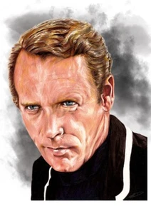 THE PRISONER FRIDGE MAGNET Large 7x5" from original drawing UK TV 1960s NUMBER 6 - Picture 1 of 2