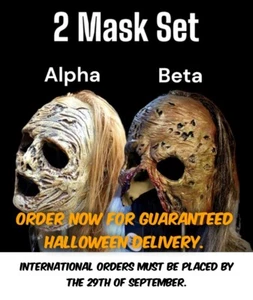 Alpha and Beta Mask Set- The Walking Dead - The Whisperers (Made to Order) - Picture 1 of 10