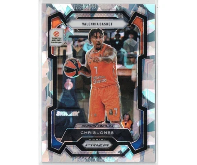 2023-24 Panini Prizm Euroleague Cracked Ice #132 Chris Jones Valencia Basket - Image 1 of 2