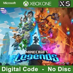 Minecraft Legends Xbox One & Series X|S Global Key C0de ☑Region Free ☑No Disc - Picture 1 of 8