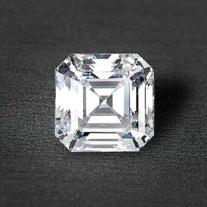 Lab Grown 5.00 Ct Loose CVD Diamond Asscher Cut VVS1 Clarity D-F White Colorless - Picture 1 of 6