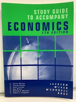 STUDY GUIDE TO ACCOMPANY ECONOMICS 4th EDITION Uni Home School Text Book (14) - Image 1 of 4