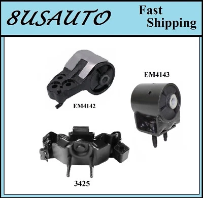 3PCS MOTOR & TRANS MOUNT FIT FORD LOBO 4.6L 5.0L 5.4L 6.2L - AUTO TRANS - Image 1 of 4