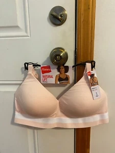 BRAND NEW WOMEN'S SIZE L+PLUS HANES COMFORTFLEX FIT WIRELESS T-SHIRT BRA - Picture 1 of 10