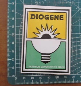 DIOGENE GENOVA STICKER ADESIVO VINTAGE NEW ORIGINAL - Bild 1 von 2