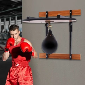 Wall-Mounted Adjustable Speed Bag Platform Kit Swivel Punching Fitness Training - Picture 1 of 10
