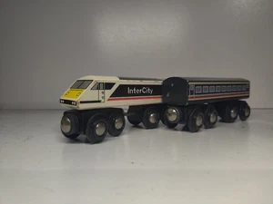 Brio WOODEN RAILWAY InterCity Diesel And Coach Train - Picture 1 of 7
