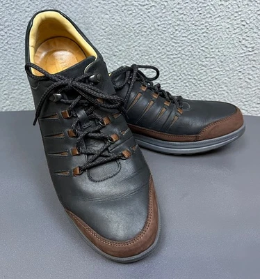 Samuel Hubbard Zapatos Para Hombres 13 Negro/Marrón Cuero Cómodo Senderismo Tenis Foto 1 de 4