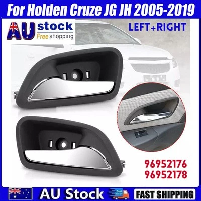 2X Front/Rear Inner Door Handle Left&Right Chrome For Holden Cruze JG JH 2005-19 - image 1 of 4