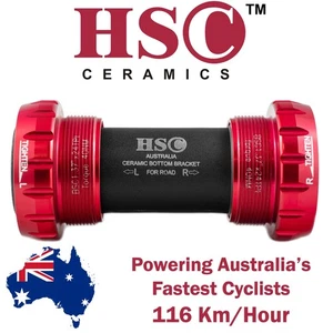 Shimano BSA English Thread Bottom Bracket with Ceramic Bearing - HSC Ceramics - Picture 1 of 9