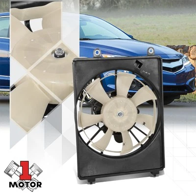 Conjunto de ventilador de refrigeración condensador de aire acondicionado estilo OE para 16-20 Acura ILX 2,4 L sedán Foto 1 de 4