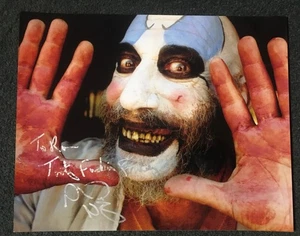 SID HAIG als CAPTAIN SPAULDING! 8x10 HANDSIGNIERTES FOTO! HAUS DER 1000 LEICHEN! - Bild 1 von 3