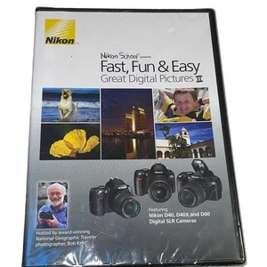 Nikon Camera School Fast Fun & Easy Great Digital Pictures II DVD D40 D40X D60 - Picture 1 of 6