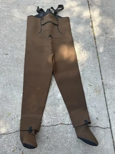 Hodgman Green Neoprene Stocking Foot Chest Waders XXL - Picture 1 of 3