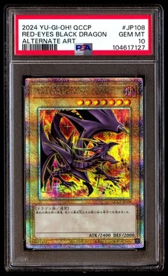 PSA 10 Red Eyes Black Dragon JP108 Yu Gi Oh! Qccp Quarter Century Chronicles Sid - Image 1 of 3