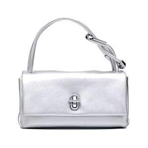Marc Jacobs Silver The Metallic Mini Dual Bag - Picture 1 of 13