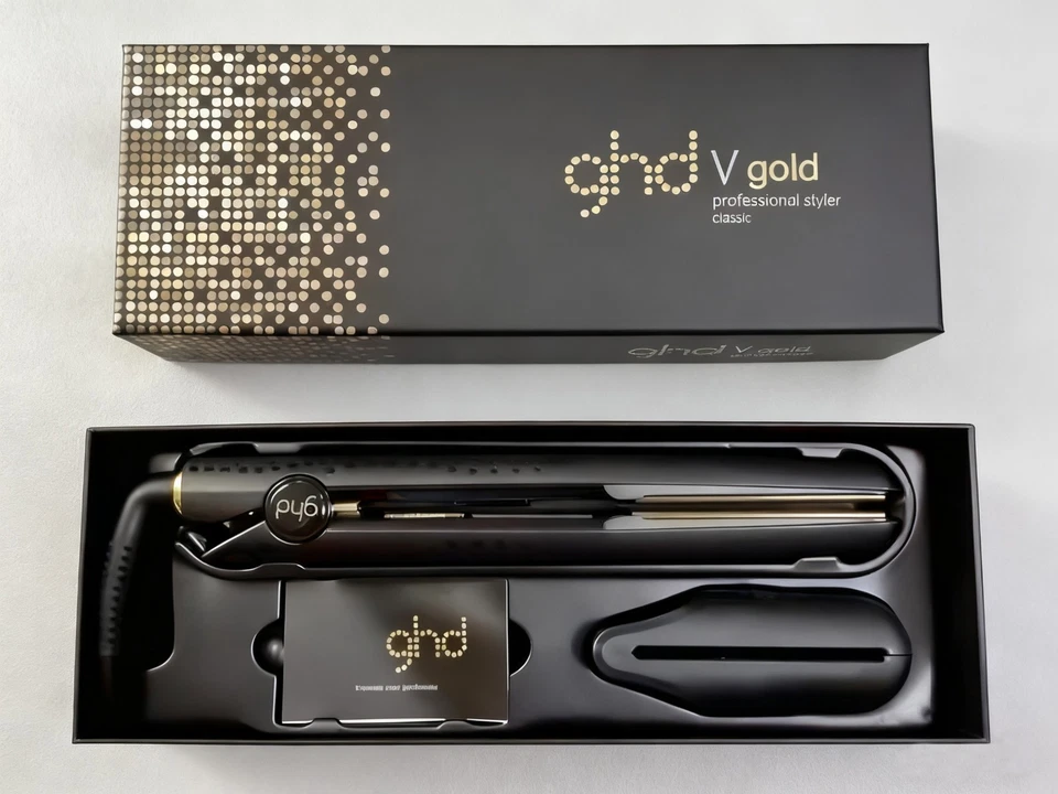 Plancha de pelo GHD Gold modelo profesional para todo tipo de cabello Reino Unido # regalo - Imagen 1 de 4