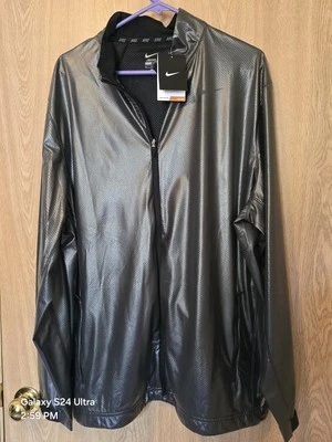 NEW Nike Jacket Men’s XL Shield Water Wind Repel Lightweight Training Reflective - Image 1 of 4