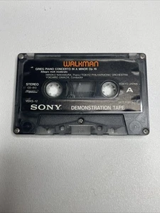VTG SONY WALKMAN Demonstration Cassette Tape Jungle Strut Grieg Piano Concerto - Picture 1 of 4