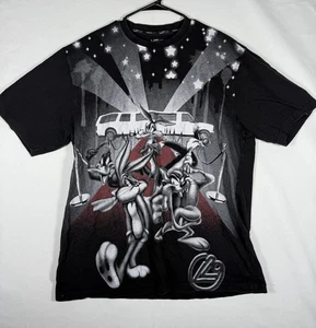 Vintage Paket 29 Shirt Herren XXL Looney Tunes Taz Bugs Bunny Y2K All Over Print - Bild 1 von 5