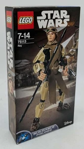 LEGO 75113 Star Wars Figur Rey baubare  bewegliche Figur in Wüstenuniform  NEU - Picture 1 of 10