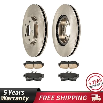 Rotores de disco delanteros y pastillas de freno 53000 D841 para Chrysler PT Cruiser 2001-2010 Foto 1 de 4