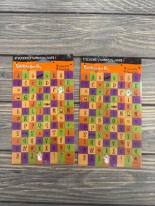 Stickety Doo Da Halloween Alphabet Stickers 4 Sheets By American Greetings - Picture 1 of 3
