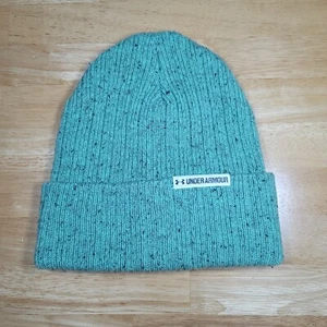 Gorro Under Armour UA para mujer Boyfriend Cuff - estilo verde # 1299904 nuevo sin etiquetas  - Imagen 1 de 7