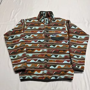 Suéter Patagonia Synchilla Para Hombre Mediano Delta Cinder Rojo Suroeste T-Snap - Imagen 1 de 13