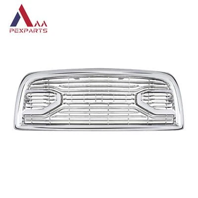 Front Platinum Limited Grille Chrome Grill For 2013- 2018 Dodge Ram 2500 3500 Foto 1 de 4