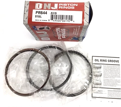 DNJ PR644 Engine Piston Ring Set For Select 01-17 Infiniti Nissan Suzuki Models - Image 1 of 3