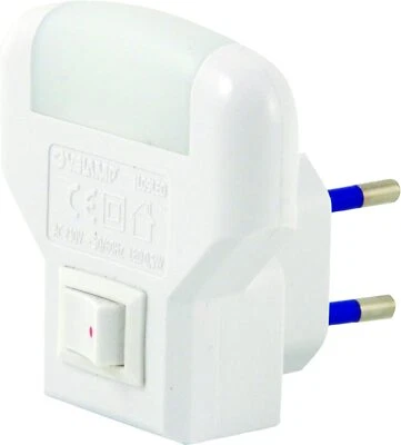 Punto Luce Interruttore ON/OFF LED Luce Naturale VELAMP IL09LED TWILIGHT