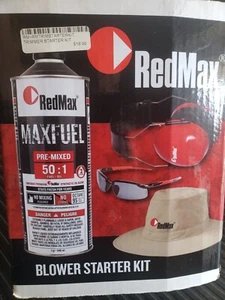 RedMax Blower Starter Kit W/Pre-Mixed Fuel 581158801 Also Hat Sunglasses Earmuff - Picture 1 of 12