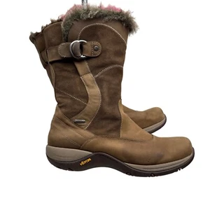 Dansko Damen-Winterstiefel braun Leder Kunstfell gefüttert wasserdicht Vibram-Sohle 9 - Bild 1 von 13