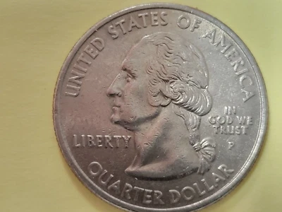 2000 P  Virginia State Quarter DDO Lettering and Mint Mark, DDR Lettering Errors - Image 1 of 4