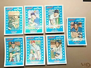 1982 KELLOGG'S 3D 3-D SUPER STAR (7) CARD LOT GRADE ⚾️ BASEBALL CARD HERNANDEZ - Picture 1 of 5