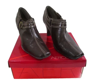 NIB Aerosoles Cinsory Womens Square Toe Shooties Shoes 11 Brown - Picture 1 of 5