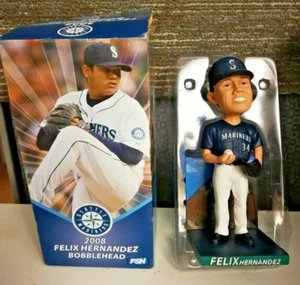 Felix Hernandez Bobblehead Seattle Mariners 2008 Pitcher Bobble Baseball MLB NIB - Picture 1 of 6