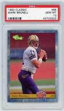 1993 Classic #88 Mark Brunell RC PSA 10 Gem Mint - SET REGISTRY