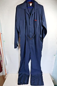 Vintage Para-Suit Mens Blue Jumpsuit Belted Coveralls Size 40X29 Regular (READ) - Picture 1 of 11