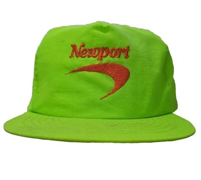 Gorra Newport Snap Back verde logotipo de cigarrata ajustable para hombre de colección Foto 1 de 4