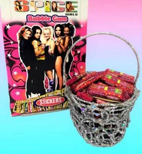 Pegatinas Spice Girls Bubble Gum 1997 (3 piezas de goma sin abrir) - Imagen 1 de 3