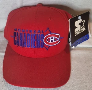 Montreal Canadiens - Starter 1990's Snapback Hat - Vintage - Bild 1 von 9