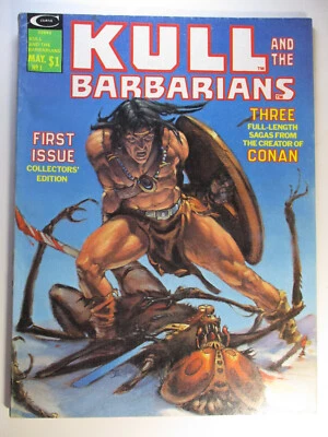 Kull and the Barbarians #1 Neal Adams, Wood Kane Severin 1975 Marvel Foto 1 de 4