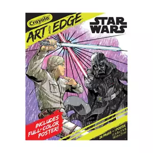 Star Wars Adulto da Colorare 28 Pagine Foglia Sciolta più Poster Lucas Film Made in USA - Foto 1 di 15