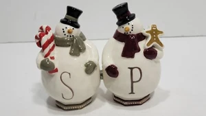Set Shaker Sale e Pepe Vacanze Pupazzo di Neve Magnetico Raro - Foto 1 di 6