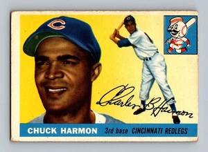 1955 Topps #82 Chuck Harmon GD-VG Vintage Baseball Card - Picture 1 of 2